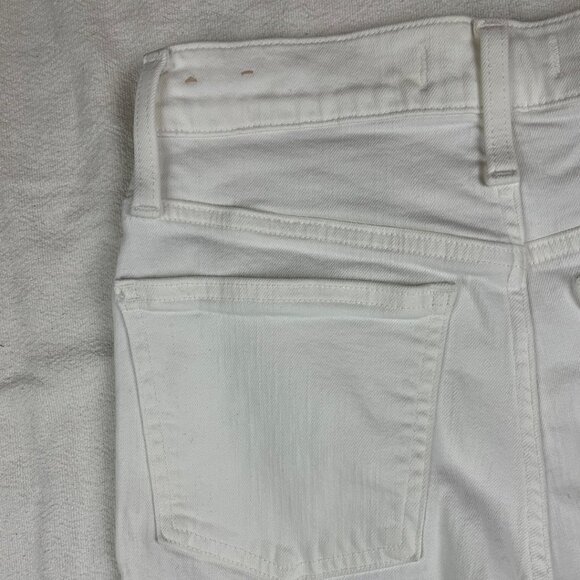 Madewell The Petite Perfect Vintage Jean in Tile White: Raw-Hem Edition Size 24P - Picture 9 of 16